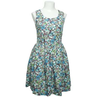 Kjole (Blå, Grøn, Lilla) fra Norm Elastan, Polyester, Viscose