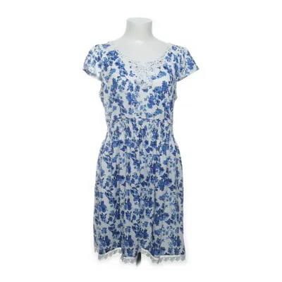 Jurk (Wit, Blauw) van Acevog Elastaan, Polyester