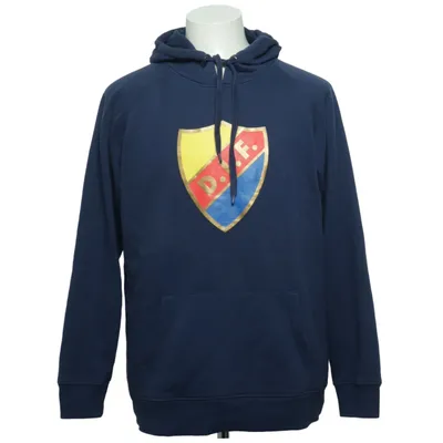 Capuchon sweater (Blauw, Meerkleurig) van Djurgårdens IF Katoen, Polyester