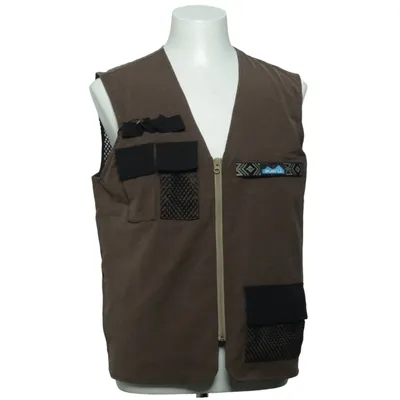Outdoor vest (Bruin, Zwart) van Kavu Katoen, Elastaan, Polyester