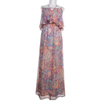 Maxi dress (Multicolored) from Gold & Silver Polyester
