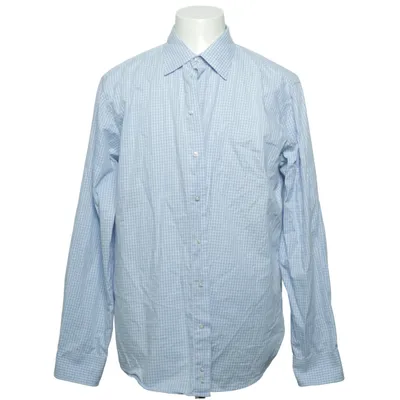 Shirt (Blue, White) from Wilhelm Cotton