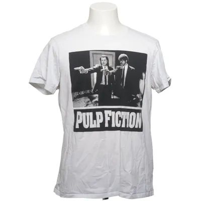 T-shirt (Blanc, Noir) de PulpFiction Coton