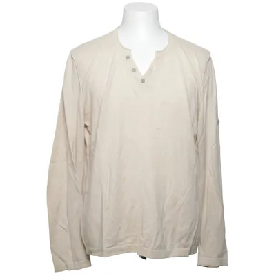 Henley shirt (Beige) from Saint James Cotton, Linen