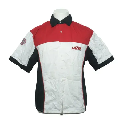 Chemise à manches courtes (Rouge, Blanc, Noir) de Lazer Coton