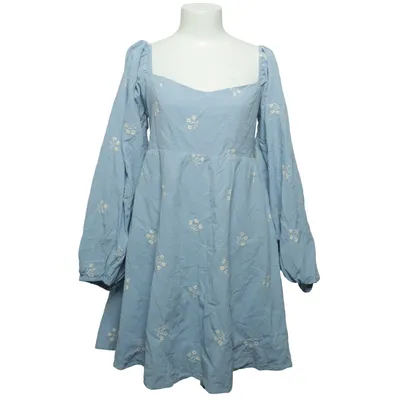 Dress (Blue, White) from Altar'd State Cotton, Polyester