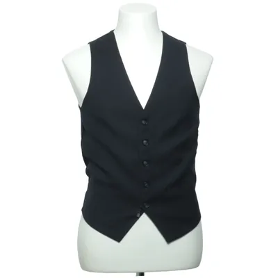 Suit vest (Black) from Lindbergh Polyester, Viscose, Wool