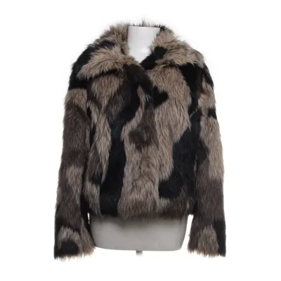 Vinterjakke (Sort, Beige) fra Bik Bok Akryl, Polyester