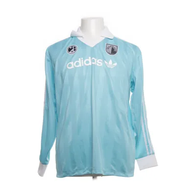 Voetbalshirt (Turquoise, Wit) van Adidas Elastaan, Gerecycled polyester