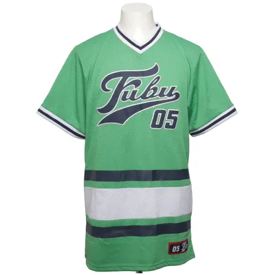 Baseball T-shirt (Green, White, Blue) from Fubu Polyester