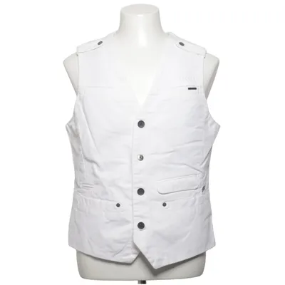 Gilet de costume (Blanc) de Silver Creek Coton, Polyester