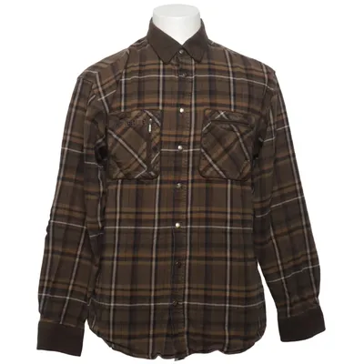 Flanellen overhemd (Bruin) van Härkila Katoen, Polyester