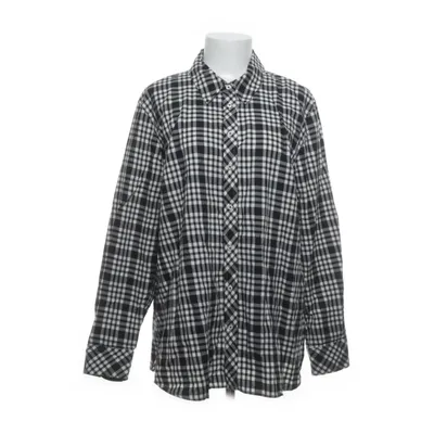 Flanellskjorta (Svart, Vit) från Talbots Bomull, Metallfiber