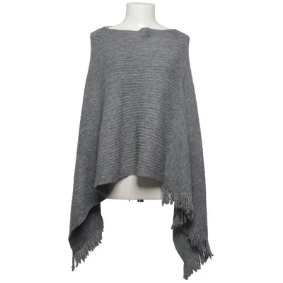 Poncho (Grå) från Louise Orop