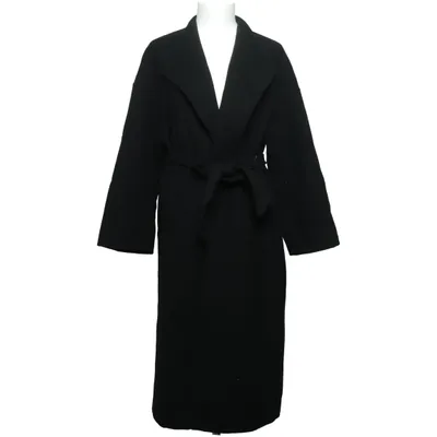 Coat (Black) from Zara Polyester, Viscose, Wool