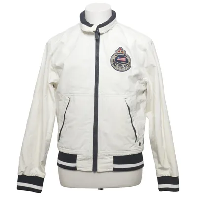 Bomber jacket (White, Blue) from Sebago Casual Polyamide, Polyester