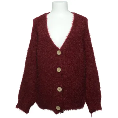 Cardigan (Rouge) de Mix by Heart Acrylique, Polyamide