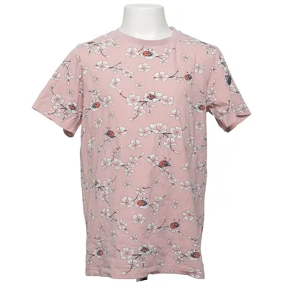 T-shirt (Rosa, Flerfärgad) från Polarn O. Pyret Elastan, Ekologisk bomull