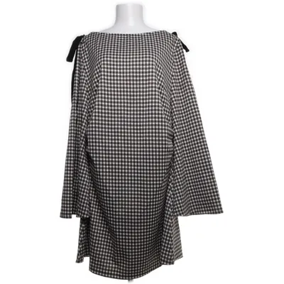 Klänning (Vit, Brun) från Cider Bomull, Elastan, Polyester