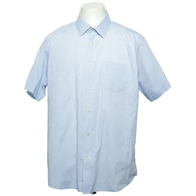 Chemise à manches courtes (Bleu) de Carl William Coton, Polyester
