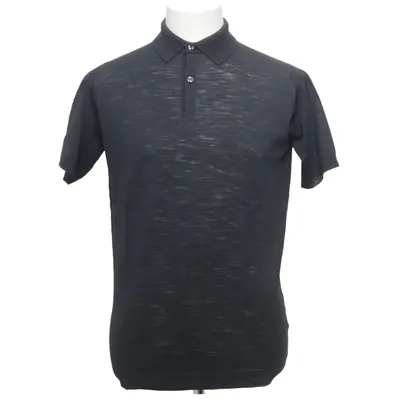 Polo shirt (Gray) from John Smedley Silk