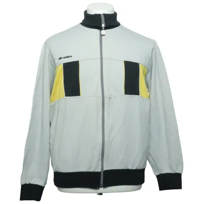 Sports jacket (Gray, Black, Yellow) from Umbro Cotton, Polyamide