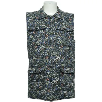 Outer vest (Black, Multicolored) from Moves Cotton, Polyester