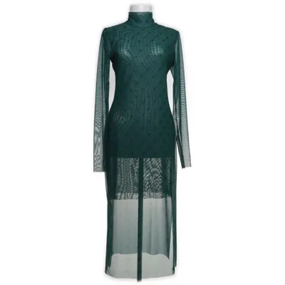 Maxikjole (Grøn) fra Baum Und Pferdgarten Elastan, Genanvendt polyester