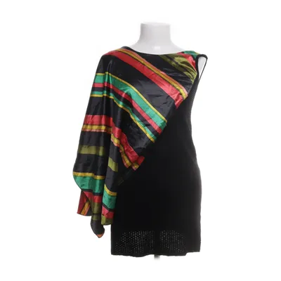 Dress (Black, Multicolored) from Miss Sixty Collection Polyester, Viscose