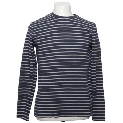 Langærmet t-shirt (Blå, Hvid) fra Matinique Bomuld