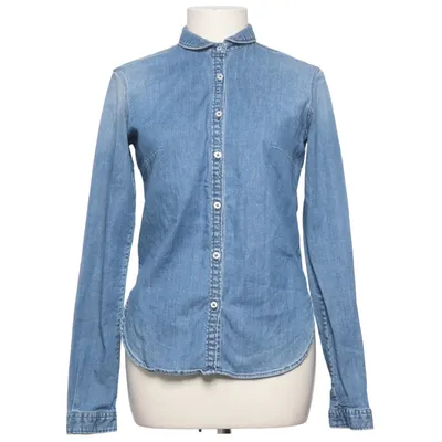 Denim shirt (Blue) from Meltin'Pot Cotton, Elastane