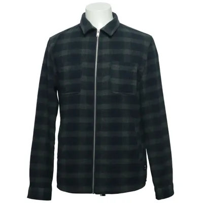 Skjortejakke (Blå, Grå, Grøn) fra RVLT Revolution Polyester