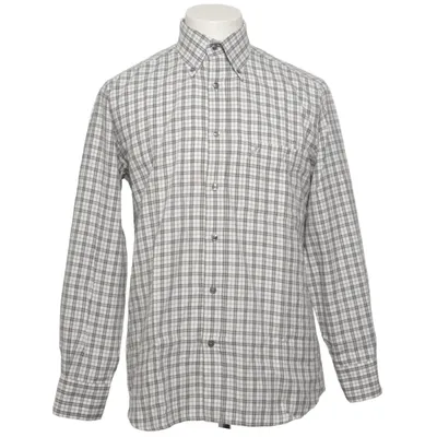 Button down shirt (White, Gray) from Marc Montino