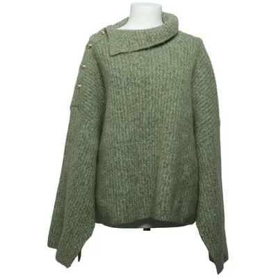 Strickpullover (Grün) von Ganni Elasthan, Mohair, Recyceltes Polyester, Wolle