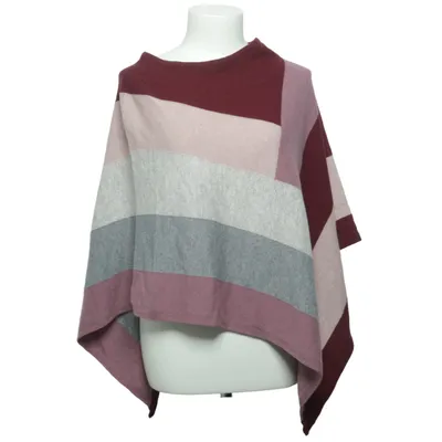 Poncho (Rot, Grau, Pink) von Black Story Kaschmir, Polyamid, Viskose, Wolle