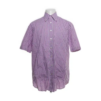 Short sleeve shirt (White, Purple) from Emanuel Berg