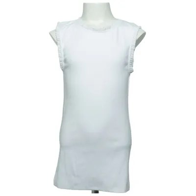 Tank Top (White) from Mini Boden Cotton, Elastane