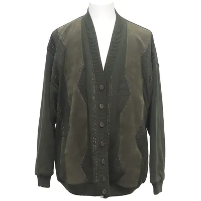 Cardigan (Green) from Fischer Acrylic, Wool