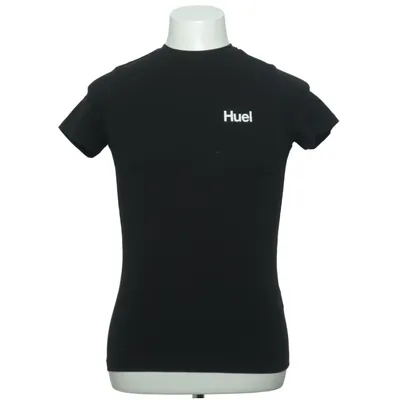 T-shirt (Svart) från Huel Bomull, Elastan