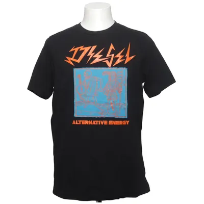 T-shirt (Black, Multicolored) from Diesel Cotton