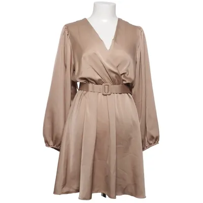 Slå-om-kjole (Beige) fra Guts & Gusto Elastan, Polyester