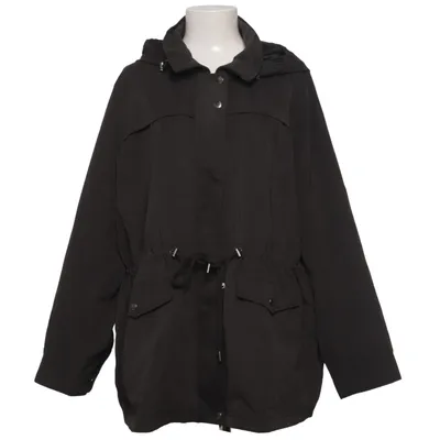 Jakke (Grå) fra ONLY Carmakoma Polyamid, Genanvendt polyester