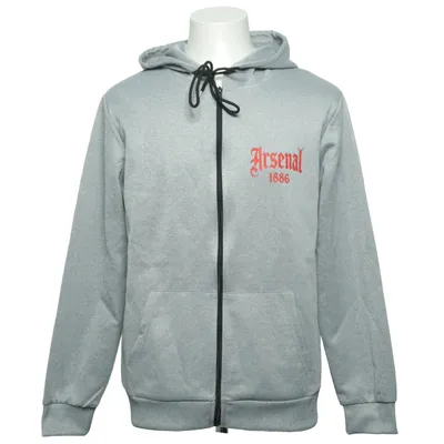 Capuchon sweater (Grijs) van Arsenal Elastaan, Polyester
