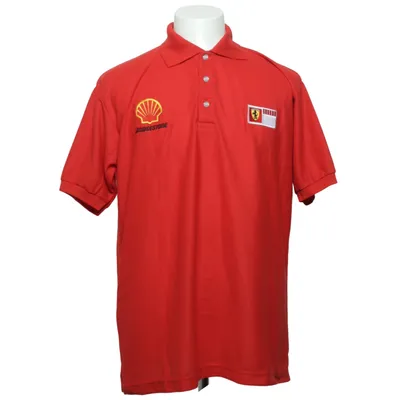 Poloshirt (Rood) van Ferrari Katoen