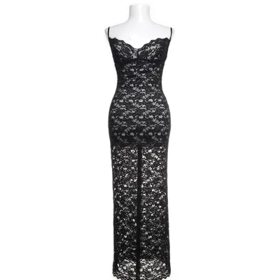 Maxi dress (Black) from Edikted Elastane, Polyester
