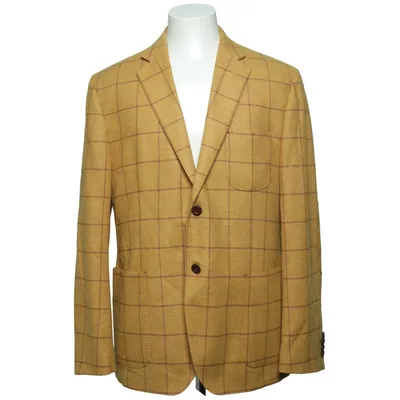 Blazer (Gelb, Braun) von Hansen & Jacob Kaschmir, Wolle