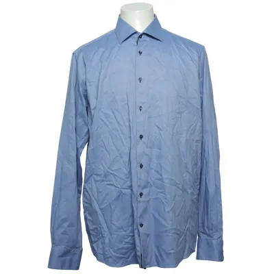 Shirt (Blauw) van John Henric Katoen