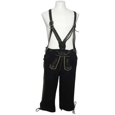 Lederhosen (Black) from Spieth & Wensky Cotton, Leather