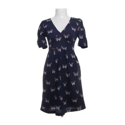 Dress (Blue, Multicolored) from Uttam Boutique Polyester