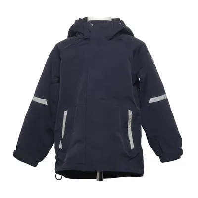 Allvädersjacka (Blå, Vit) från Polarn O. Pyret Polyamid, Återvunnen polyester